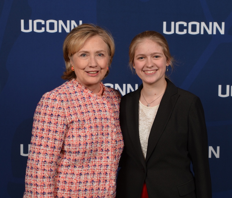 Hillary Clinton and Molly Rockett